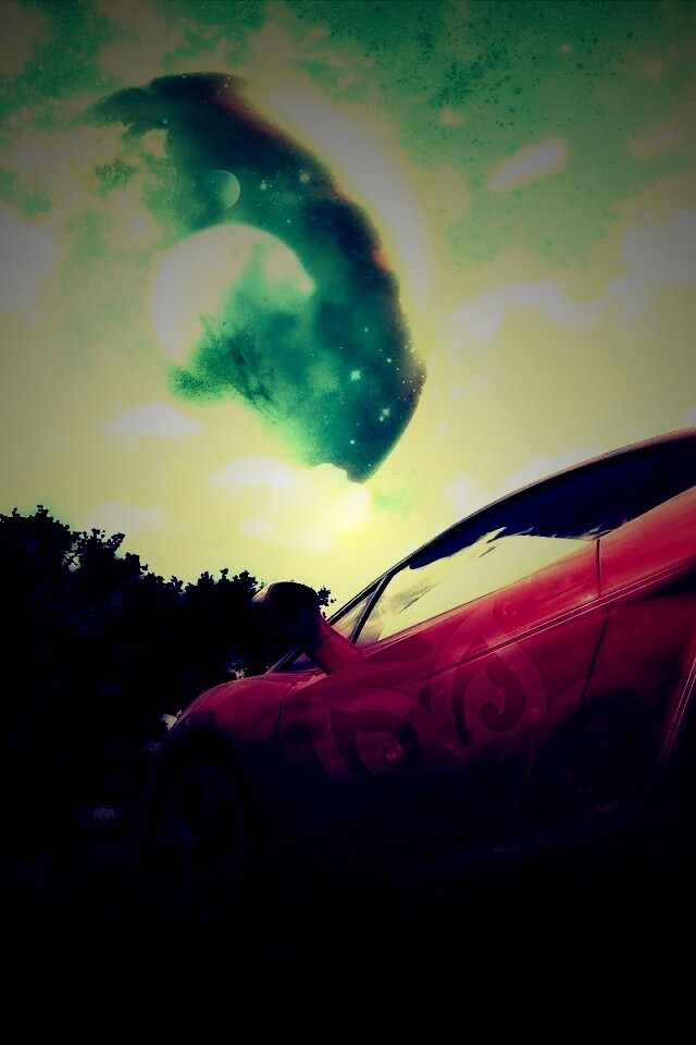 Lamborghini на другой планете обои