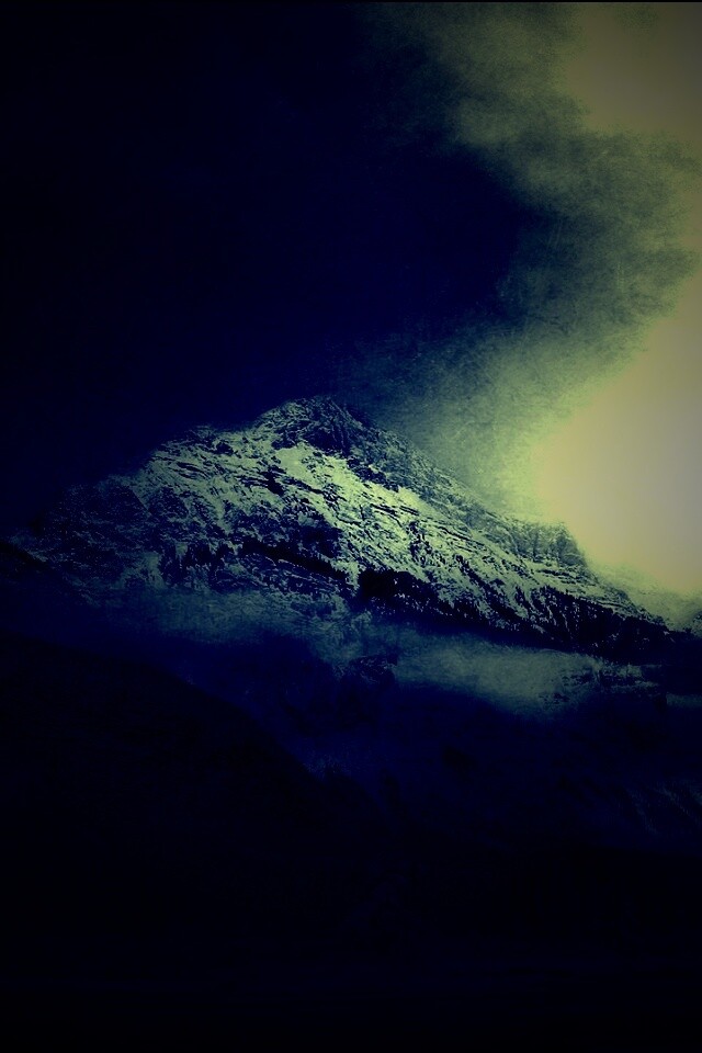 Ч/Б фото гор обои