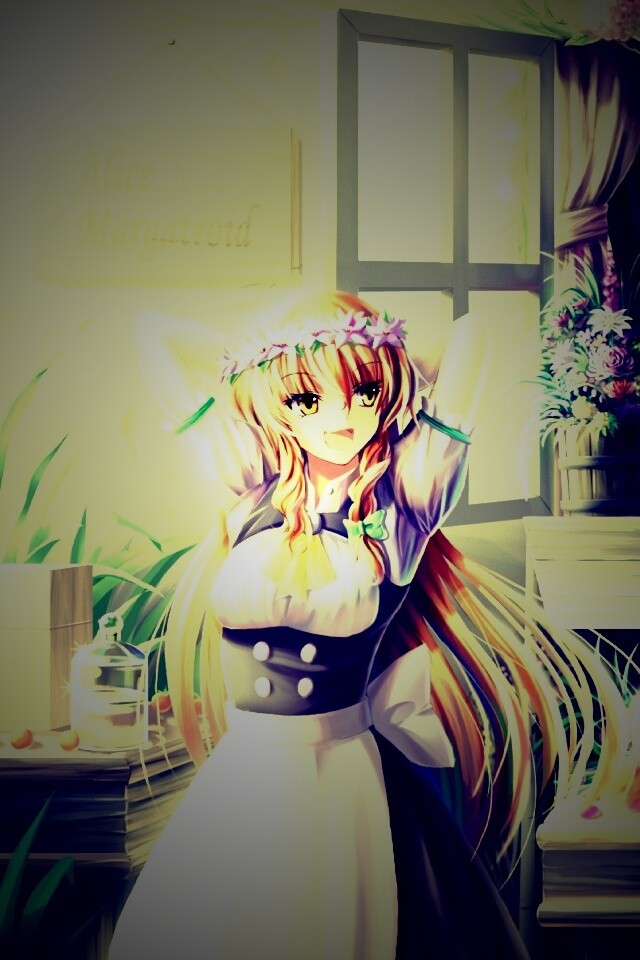 Анимешное утро обои