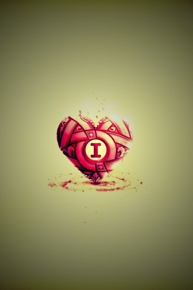 Креативное минималистичное сердце обои