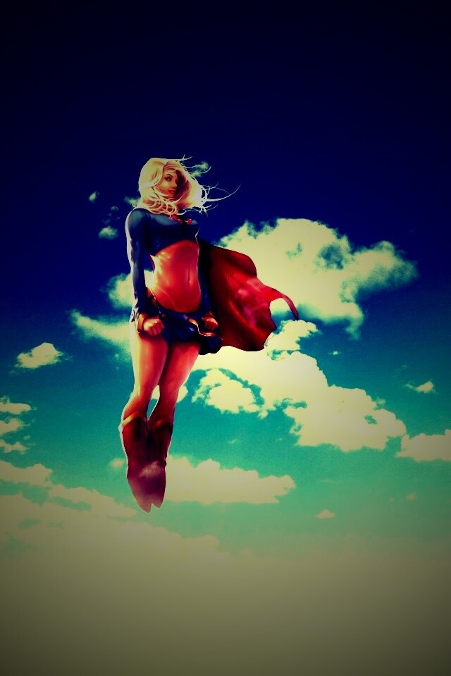 Супердевушка обои