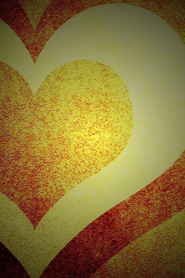 Песочное сердце обои