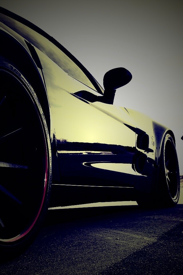 Чёрный концепт обои