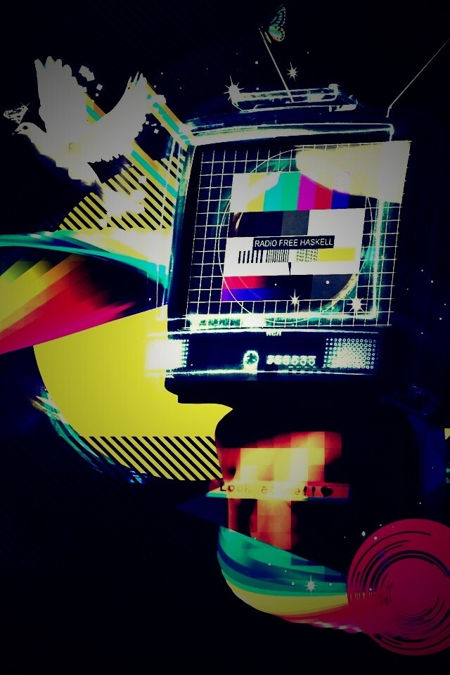 На телевизионной волне обои