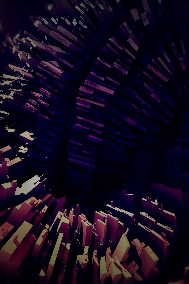 Модели домов засасывает обои