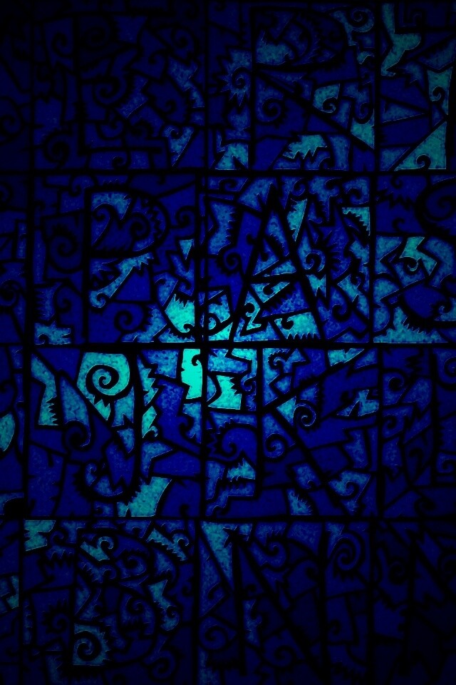 Витражные буквы обои