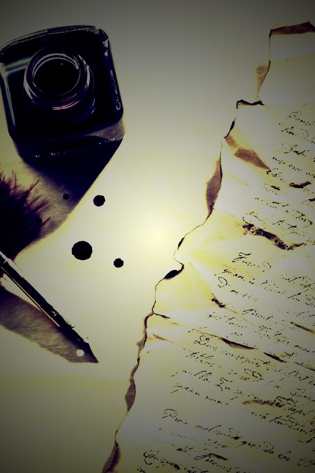 Мятое письмо обои