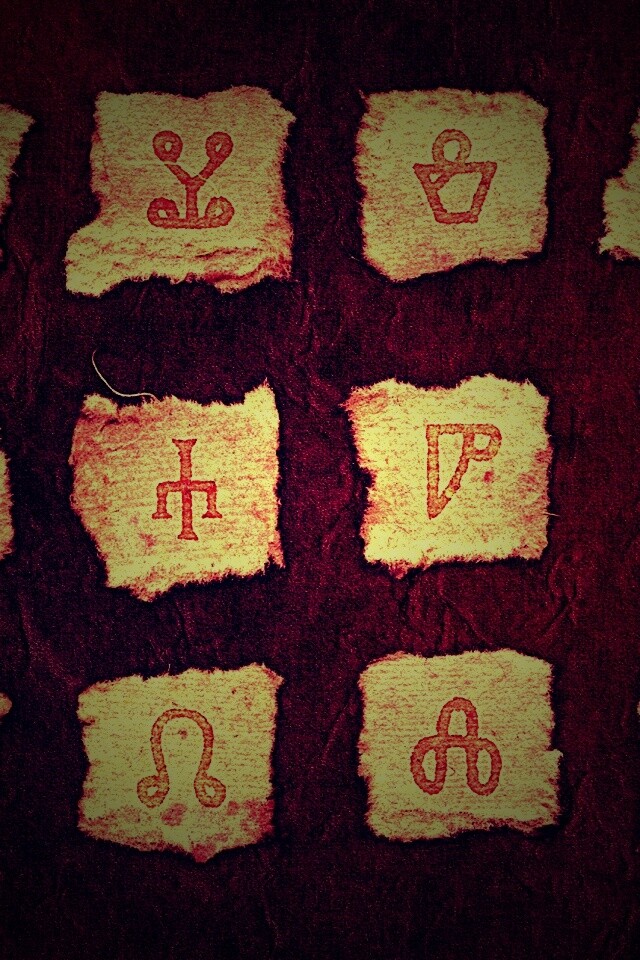 Бумажные символы обои