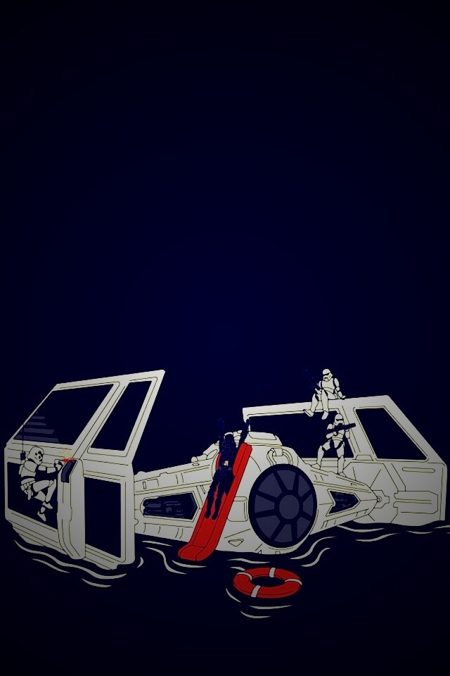 Истребитель империи в экстренной ситуации обои