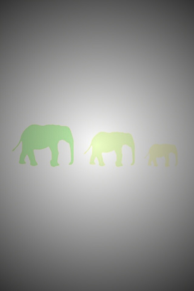 Вереница слонов обои