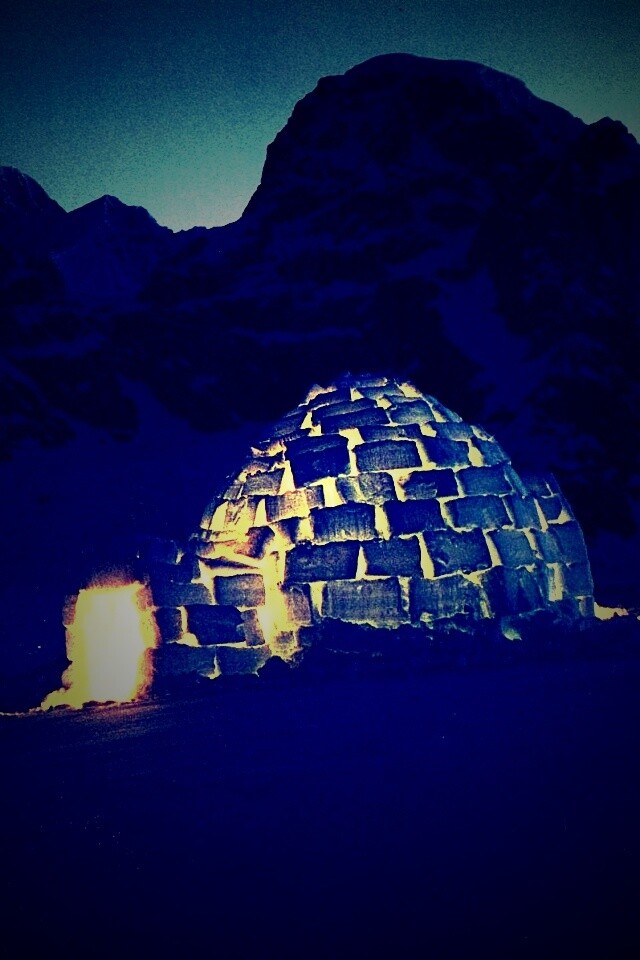 Иглу изо льда обои