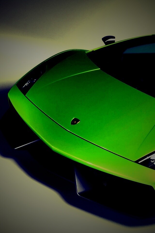 Зеленый Ламбо обои