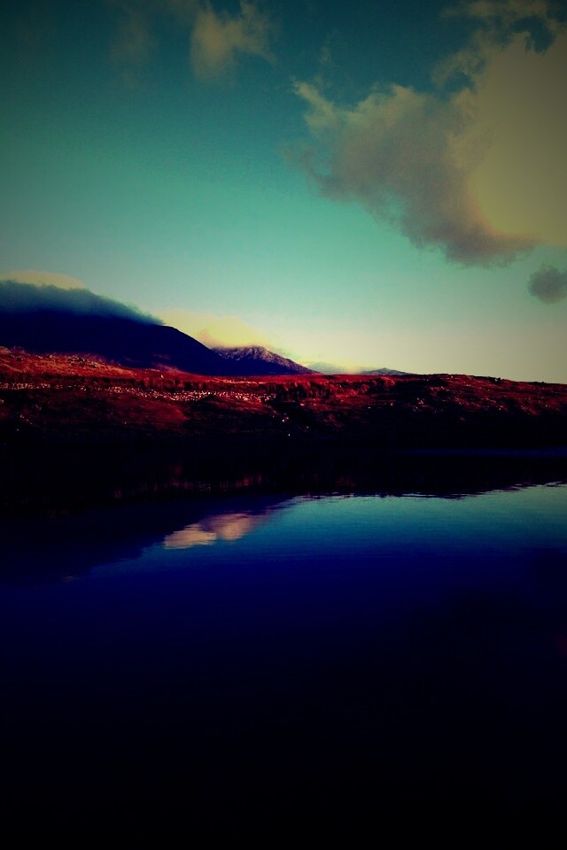 Зеркальное озеро обои