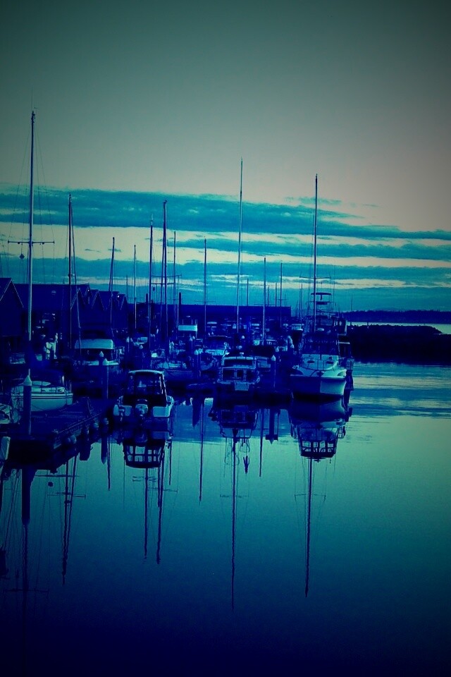 Лодочная пристань обои