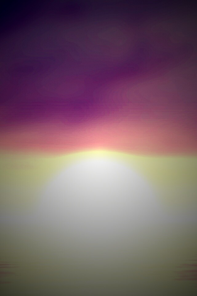 Нереальный закат обои