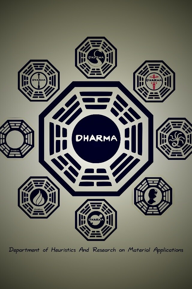 Логотипы станций Дхарма обои