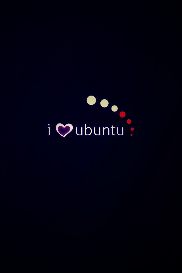 Я люблю убунту обои