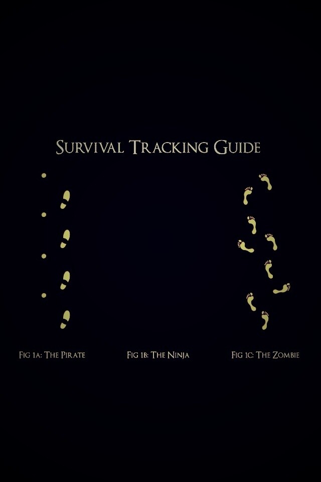 Следы: Пират, Ниндзя, Зомби обои