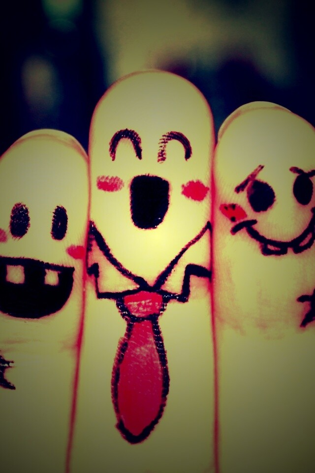 Пальцы-друзья обои