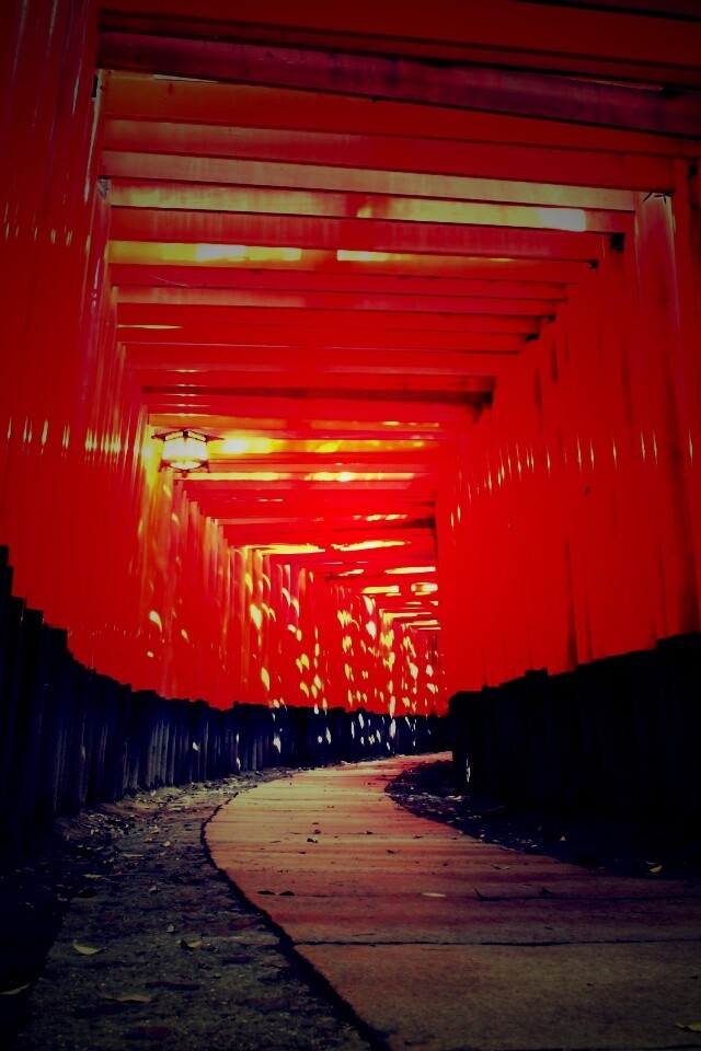 Японский храм обои