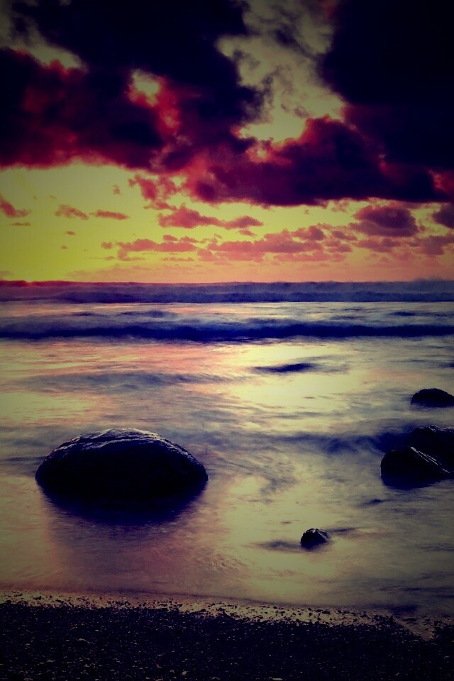 Прибрежные камни обои