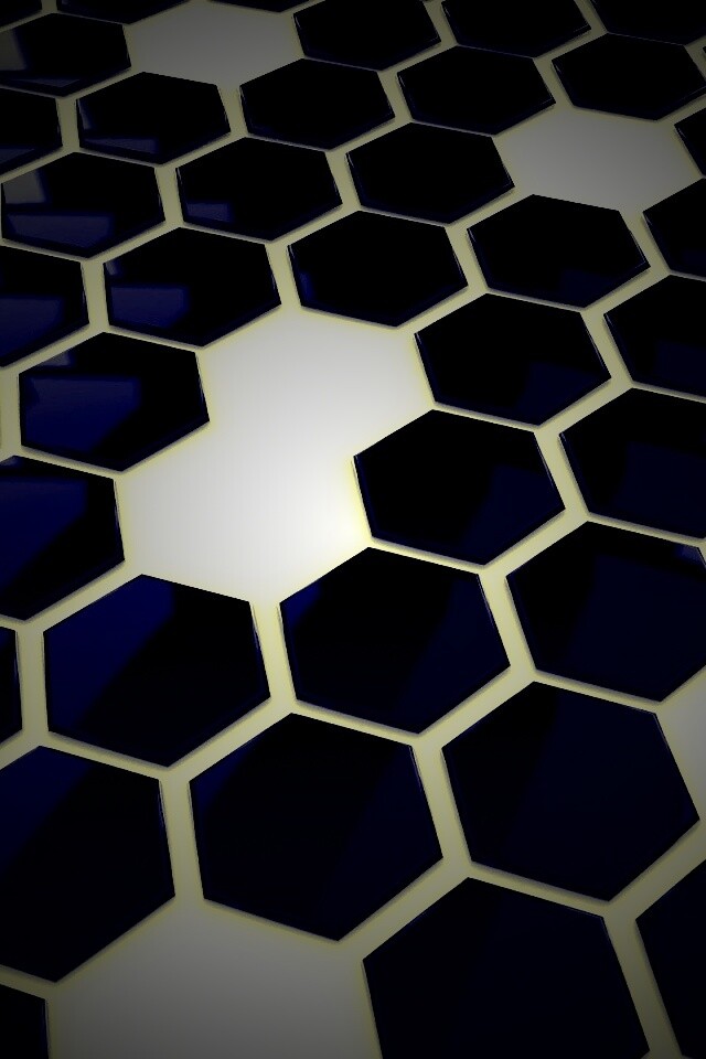 Мозаика из шестигранников обои