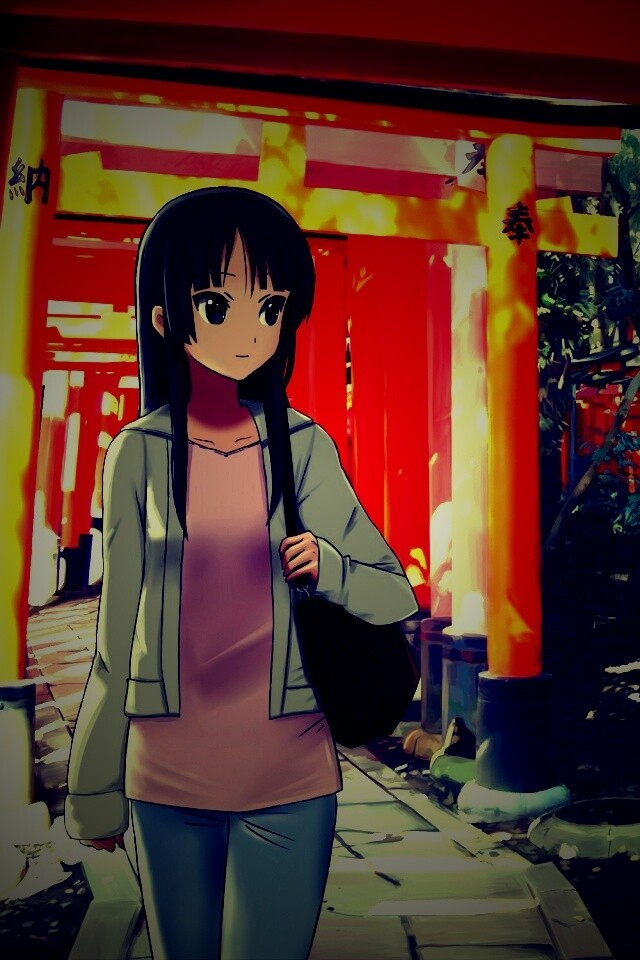 Акияма Мио обои