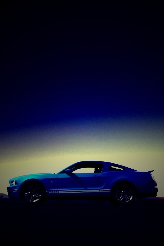 Синий форд мустанг обои