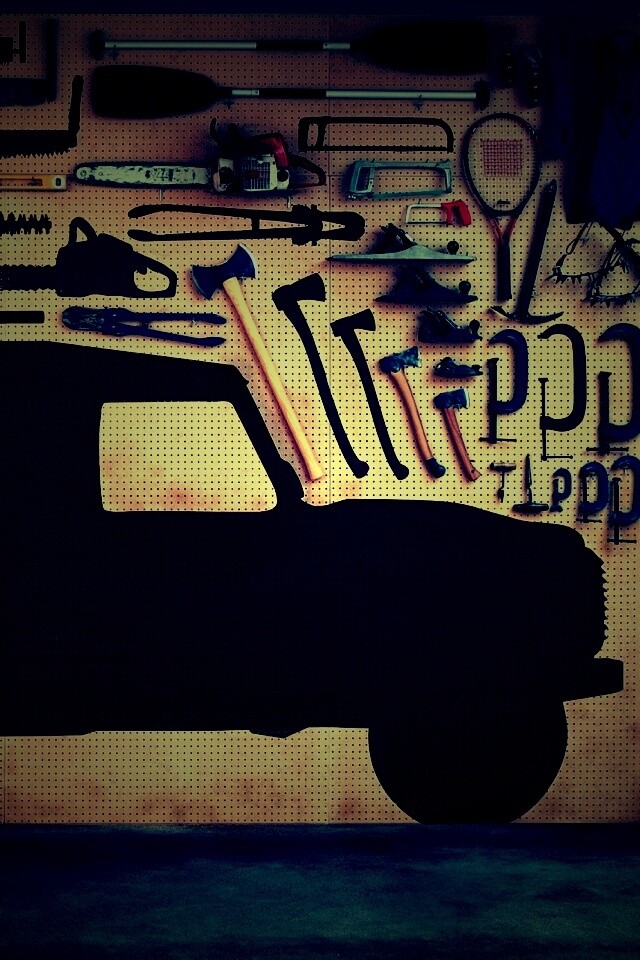 Типичный гараж обои