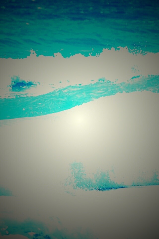 Голубые волны обои