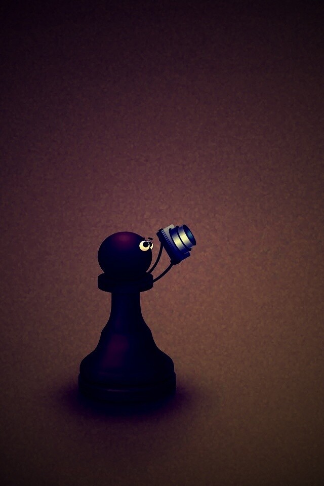 Пешка фотографирует короля обои