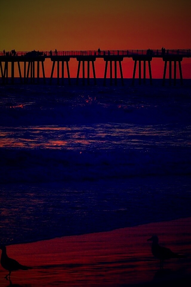 Морская терасса обои