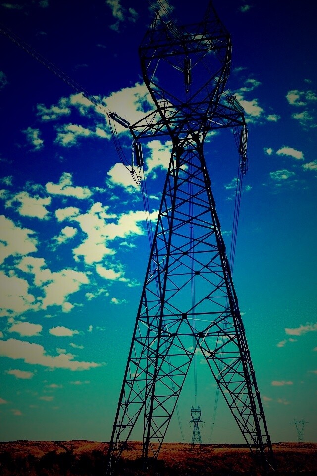 Линии электро передач обои