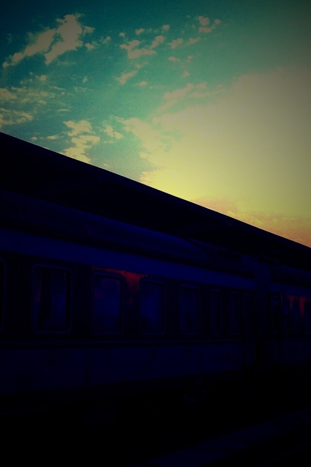 Пассажирский состав обои