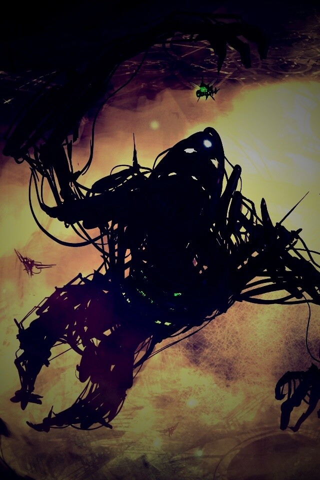 Подзёмный темный монстр обои