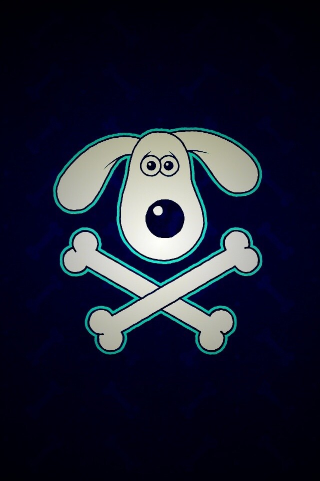 Громит и пересеченные кости обои