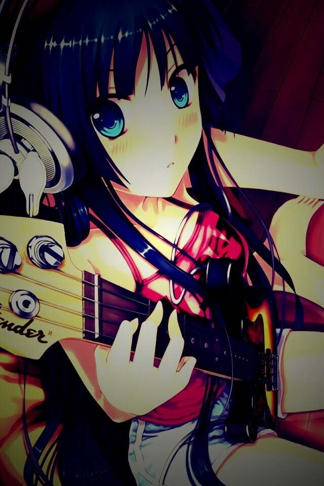 Лоли с гитарой обои