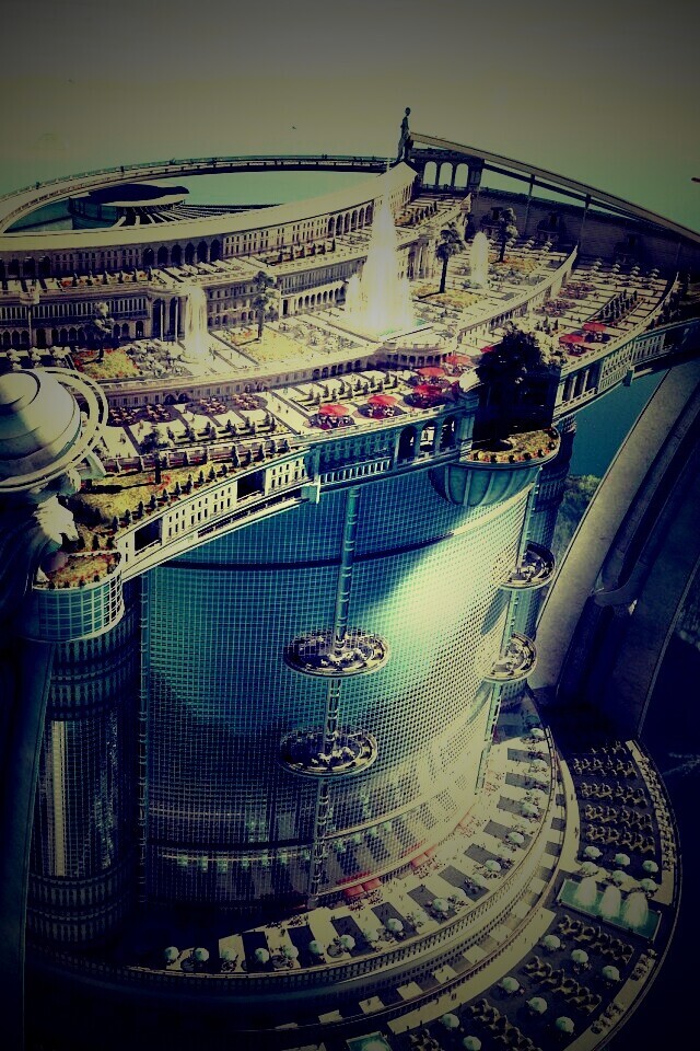 Город будущего обои