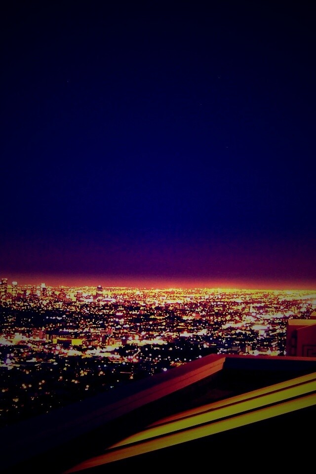 Вид на город обои