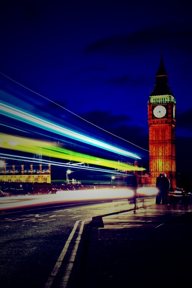 Лондон в движении обои