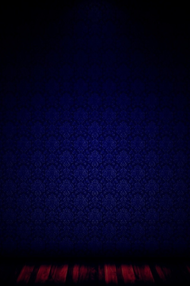 Комната с узорными обоями обои