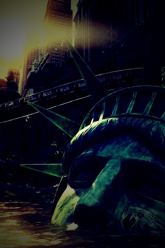 Руины статуи свободы в Crysis обои