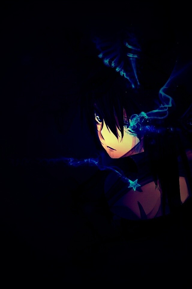 Black rock shooter обои