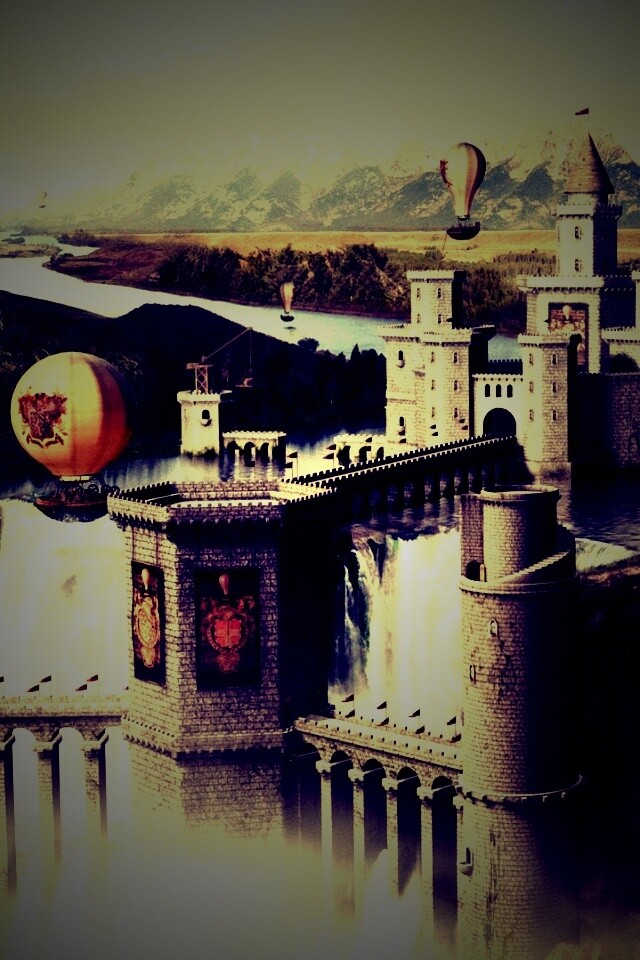 Замок-дамба обои