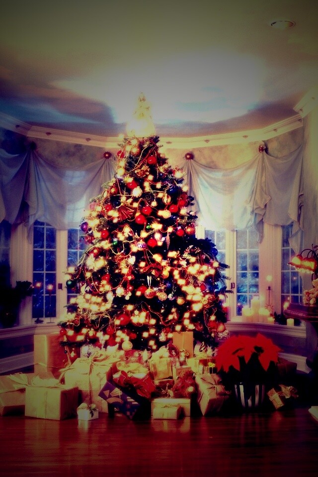 Подарки под ёлкой обои