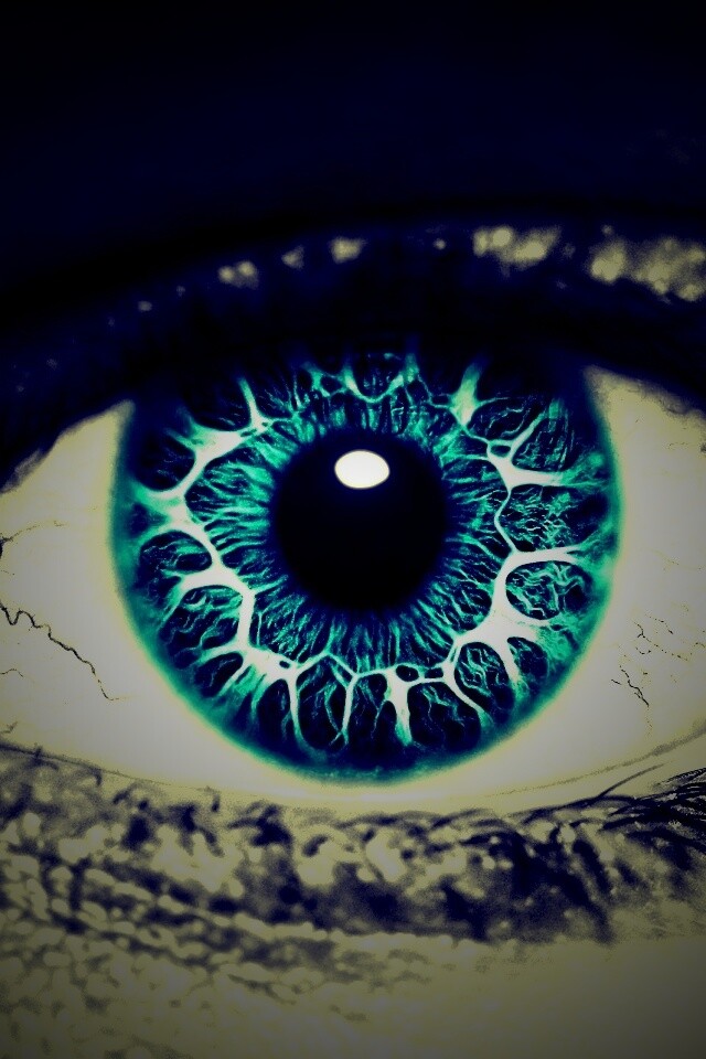 Бирюзовый глаз обои