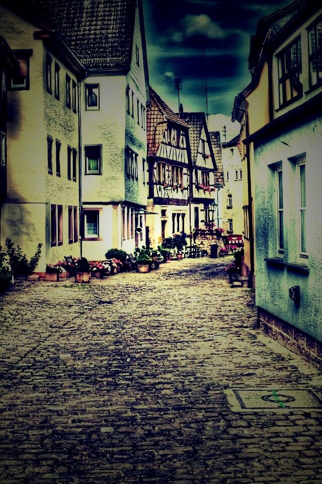 Старый городок обои