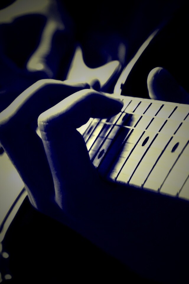 Игра на гитаре обои