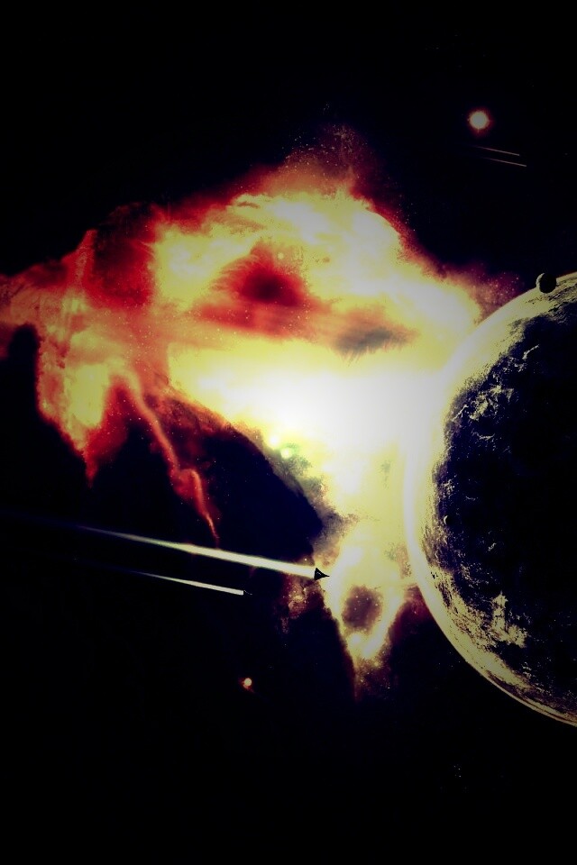 Живописный космос обои