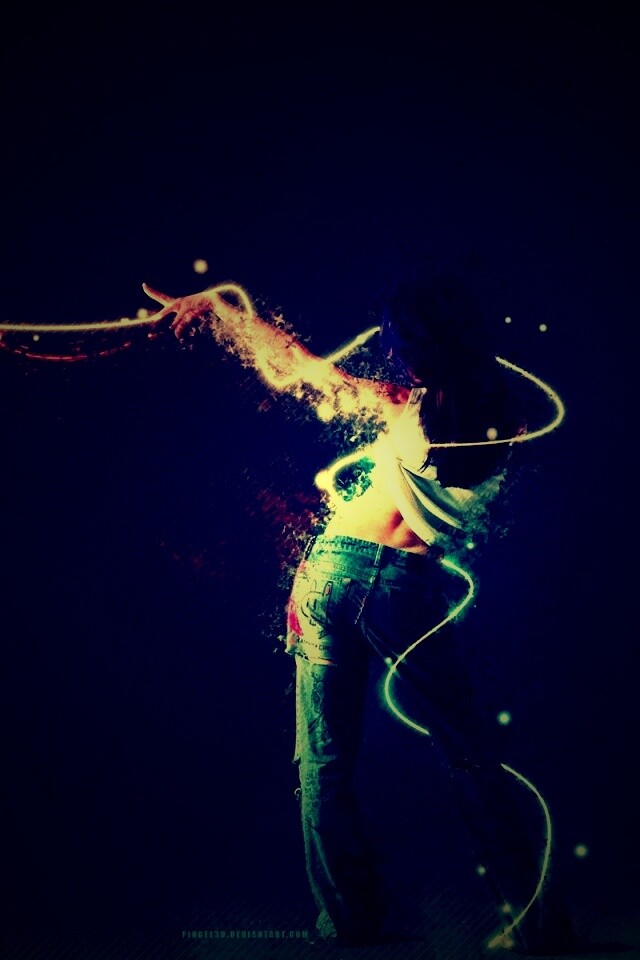 Девушка с бабочкой обои